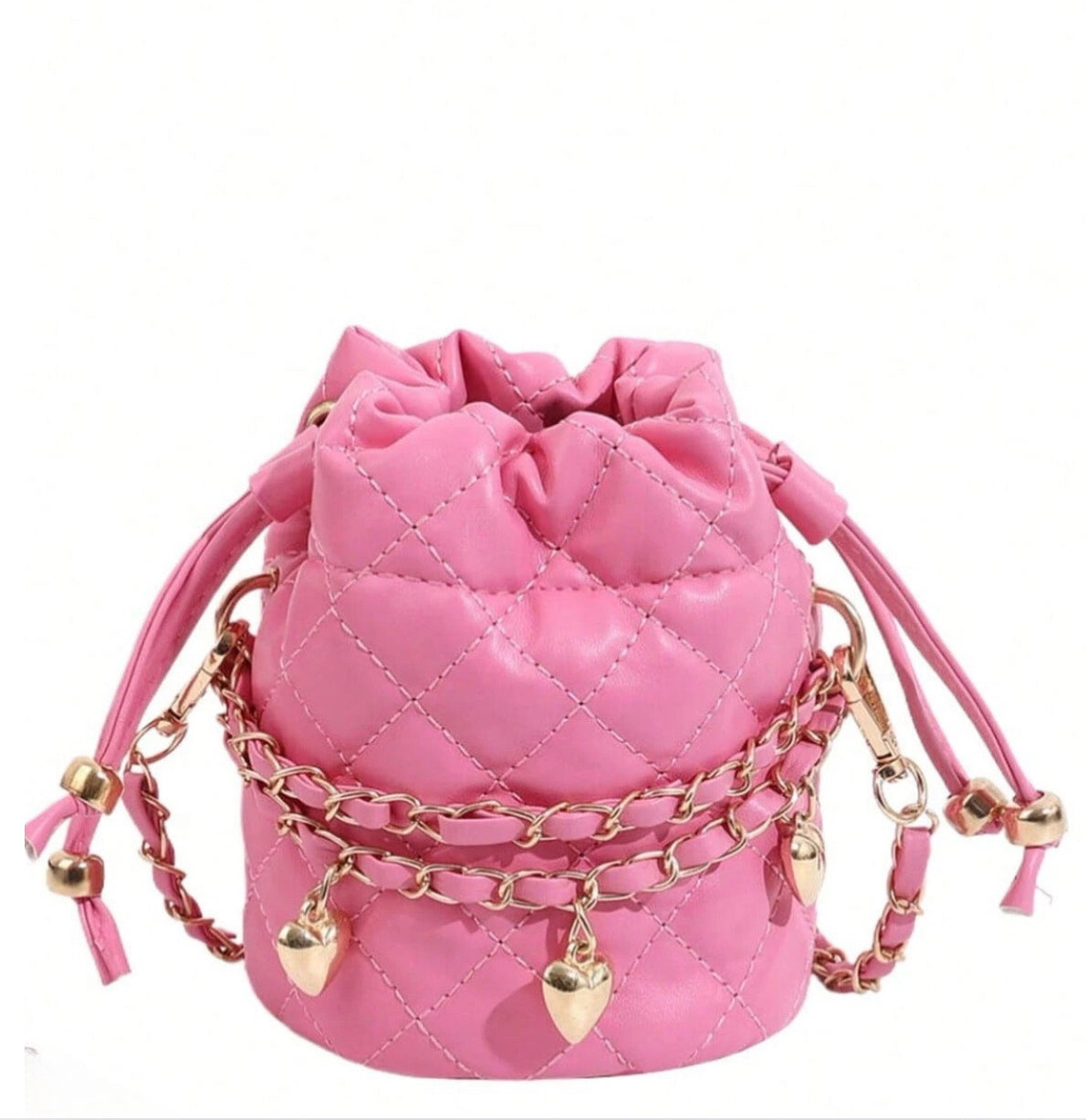 Pink Leather Sac